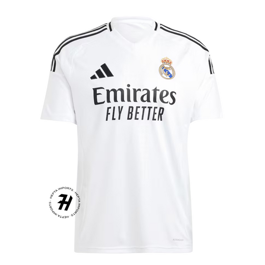 Camisa Real Madrid Home 2024/25 – Masculino Torcedor Lançamento