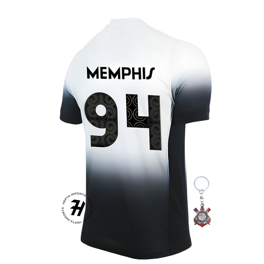 Camisa Corinthians Home 2024/25 – Memphis 94 + Chaveiro de Brinde – Masculina Torcedor