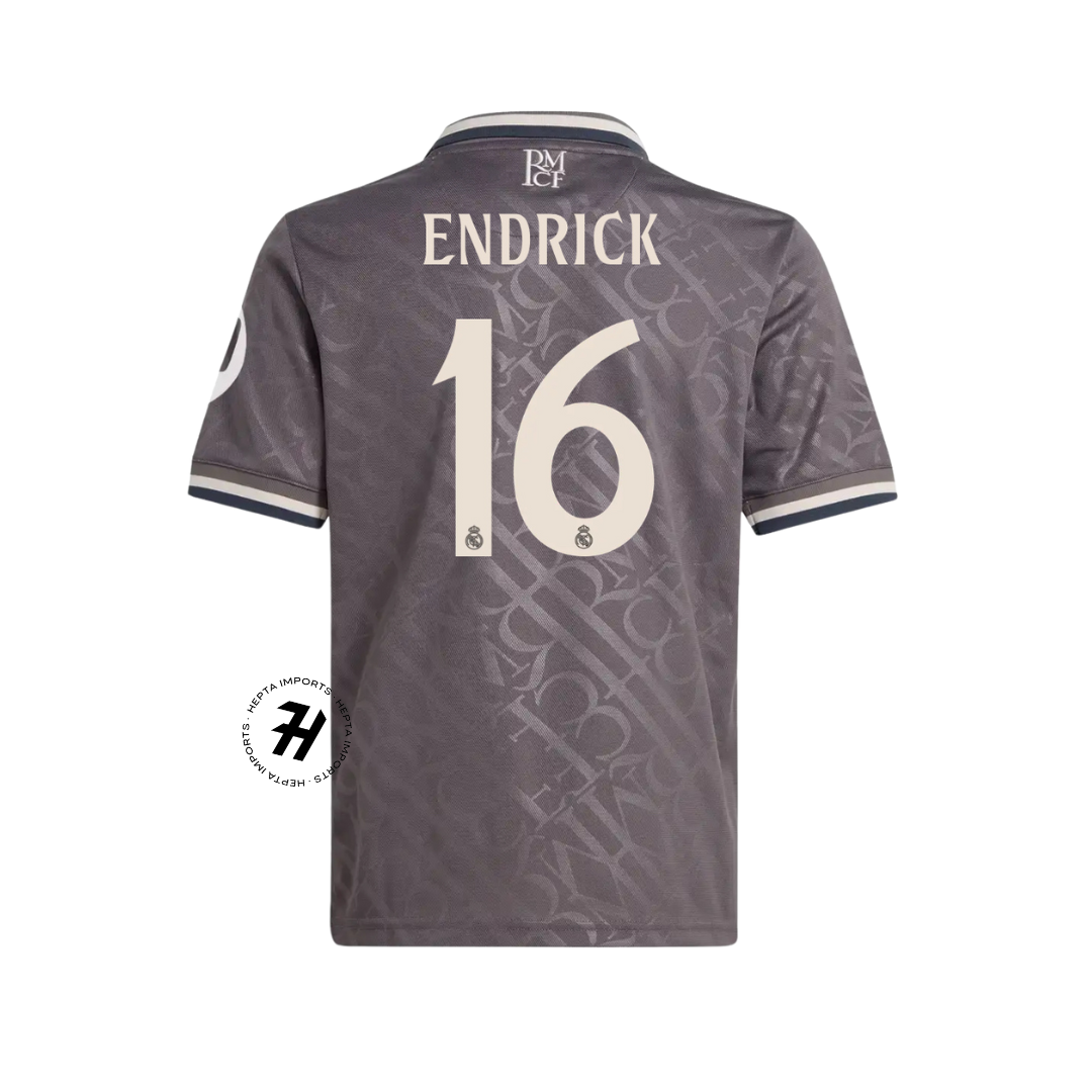 Camisa Real Madrid Third 24/25 – Endrick #16 – Masculina Torcedor