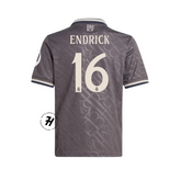 Camisa Real Madrid Third 24/25 – Endrick #16 – Masculina Torcedor
