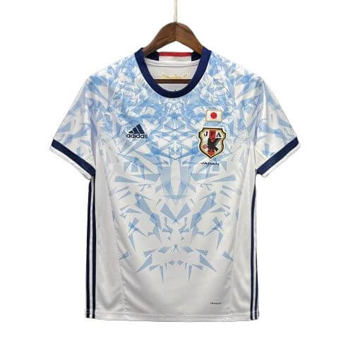 Camisa Japão Retrô Anime Dragon Ball – 16/17 – Torcedor Masculino – Branco com detalhes em Azul