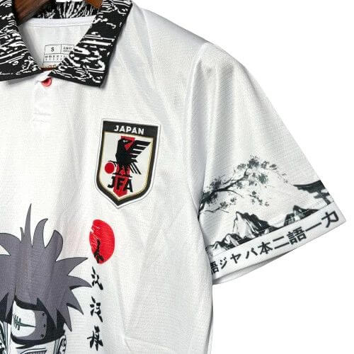 Camisa Japão Anine Naruto Pain Yahiko Akatsuki – 24/25 – Torcedor Masculino – Branco com detalhes em Preto