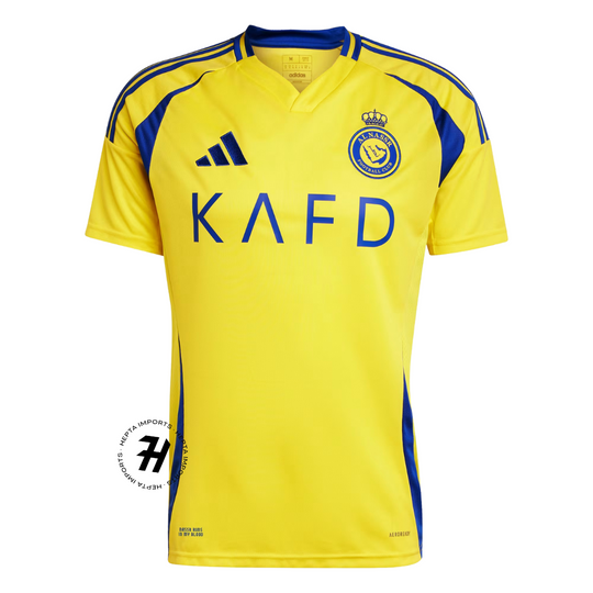 Camisa Al-Nassr Home 24/25 – Torcedor Masculina – PERSONALIZAÇÃO CR7