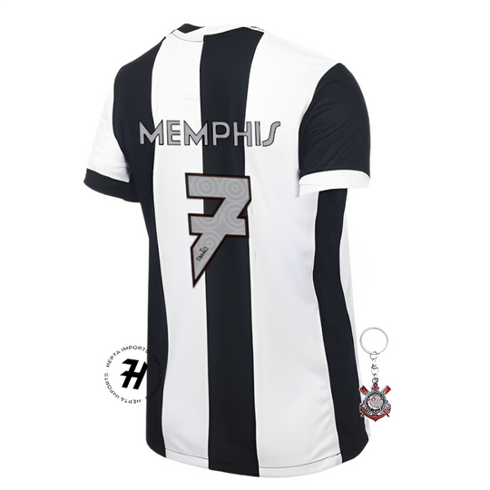 Camisa Corinthians Third 2024/25 – Memphis 7 + Chaveiro de Brinde – Masculina Torcedor