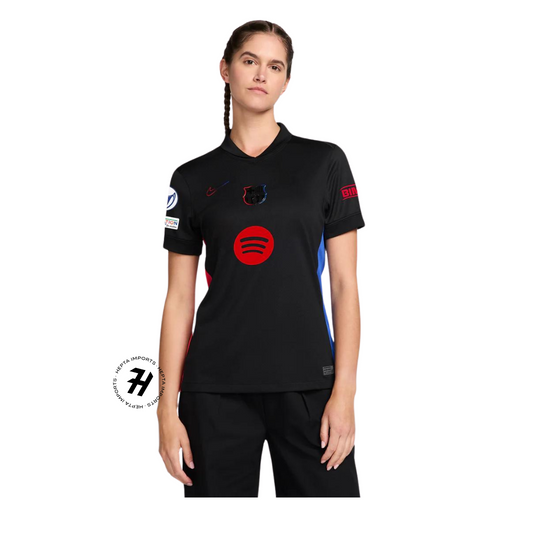 Camisa Feminina Barcelona II 2024/25 – Com patch Champions League