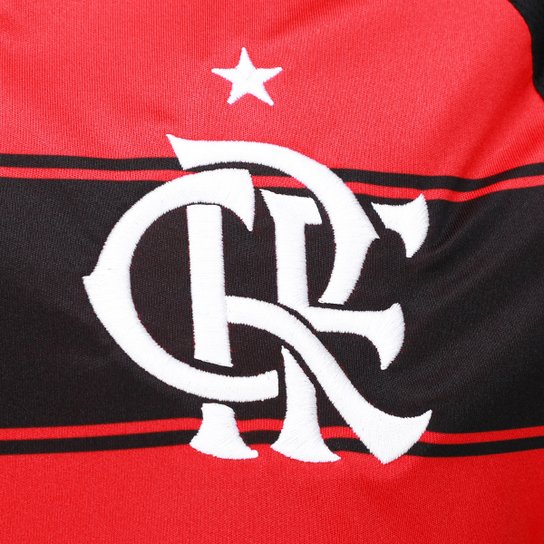 Camisa Flamengo Manga Longa 25/26 Home Adidas Masculino Torcedor - Vermelha e Preta