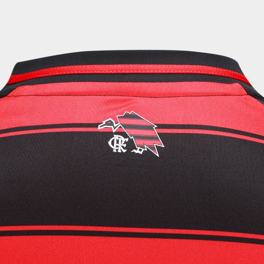 Camisa Flamengo Manga Longa 25/26 Home Adidas Masculino Torcedor - Vermelha e Preta