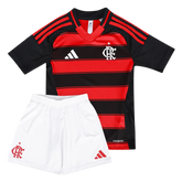 Kit Flamengo Infantil I 25/26 - Torcedor - Preto e Vermelho