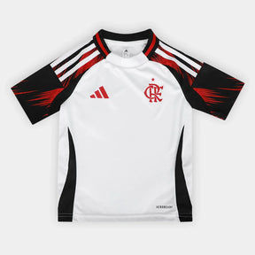 Kit Flamengo Infantil II 25/26 s/n Torcedor Adidas - Branco