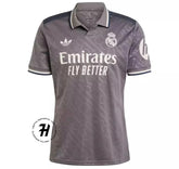 Camisa Real Madrid Third 24/25 Torcedor Masculina – Cinza