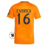 Camisa Real Madrid Away 24/25 – Endrick #16 – Masculina Torcedor
