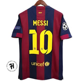 Camisa Barcelona – Retrô 2014/15 – MESSI #10 – Vermelha – Personalizada
