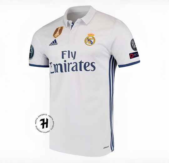 Camisa Retrô Real Madrid Home 16/17 – Adidas Torcedor Masculina – RONALDO #7