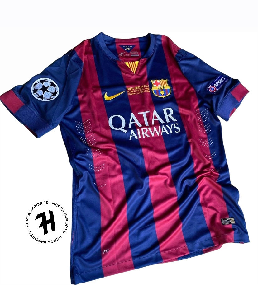 Camisa Barcelona – Retrô 2014/15 – MESSI #10 – Vermelha – Personalizada