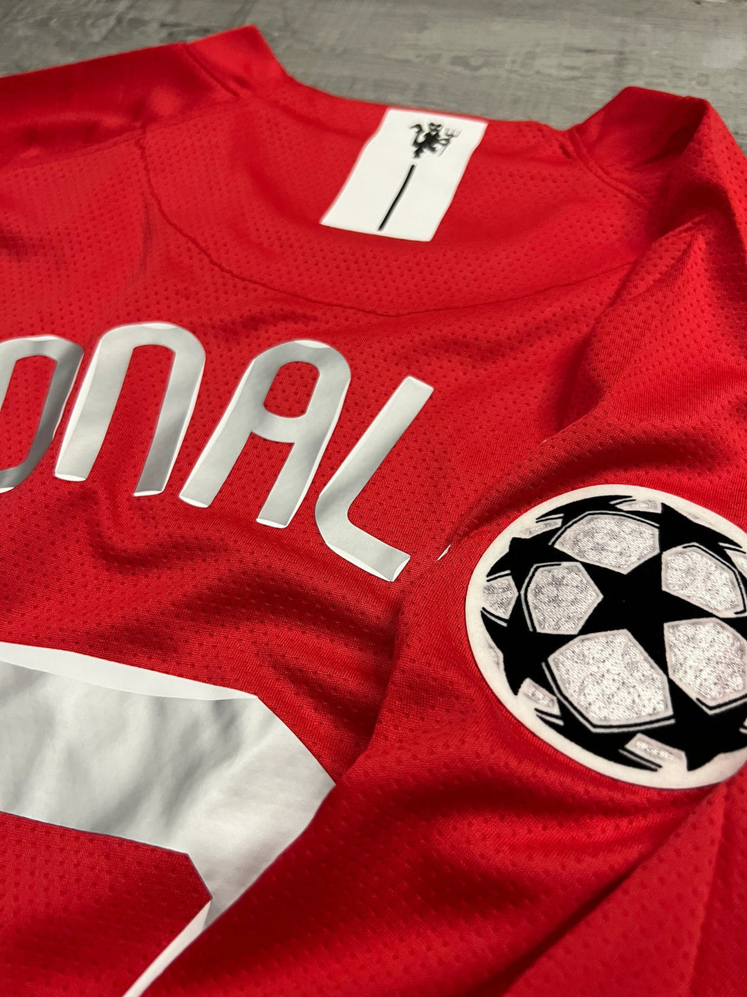 Camisa Retrô Manchester United Manga Longa 2007/08 Home