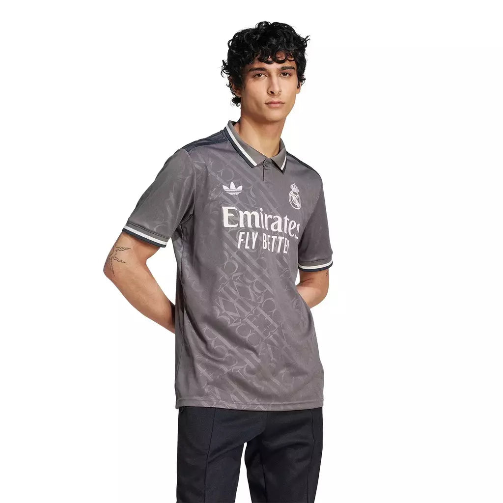 Camisa Real Madrid Third 24/25 Torcedor Masculina – Cinza