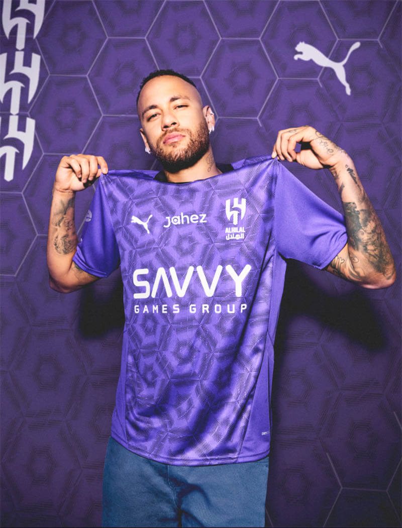 Camisa Al Hilal Third 24/25 – NEYMAR JR 10 Masculina