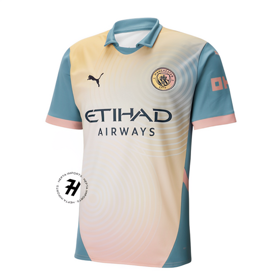 Camisa Manchester City IIII 2024/25 Masculina Torcedor – Oasis