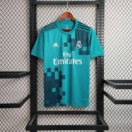 Camisa Retrô Real Madrid 17/18 Third – Azul