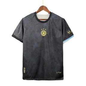 Camisa Goat Argentina Messi 2023/24 Torcedor Masculina Preta Edição Especial “La Pulga”