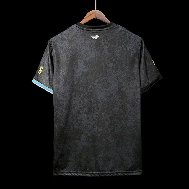 Camisa Goat Argentina Messi 2023/24 Torcedor Masculina Preta Edição Especial “La Pulga”