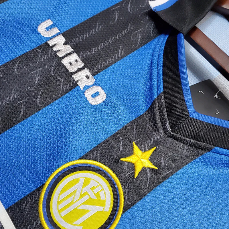 Camisa Inter de Milão Titular 97/98 – Versão Retrô – Ronaldo