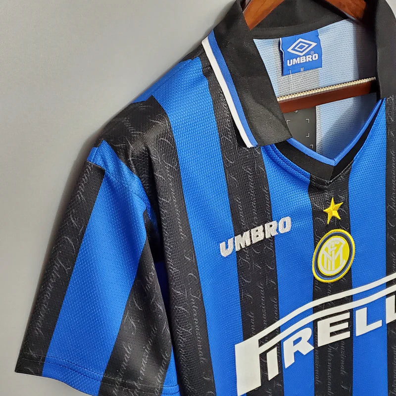 Camisa Inter de Milão Titular 97/98 – Versão Retrô – Ronaldo