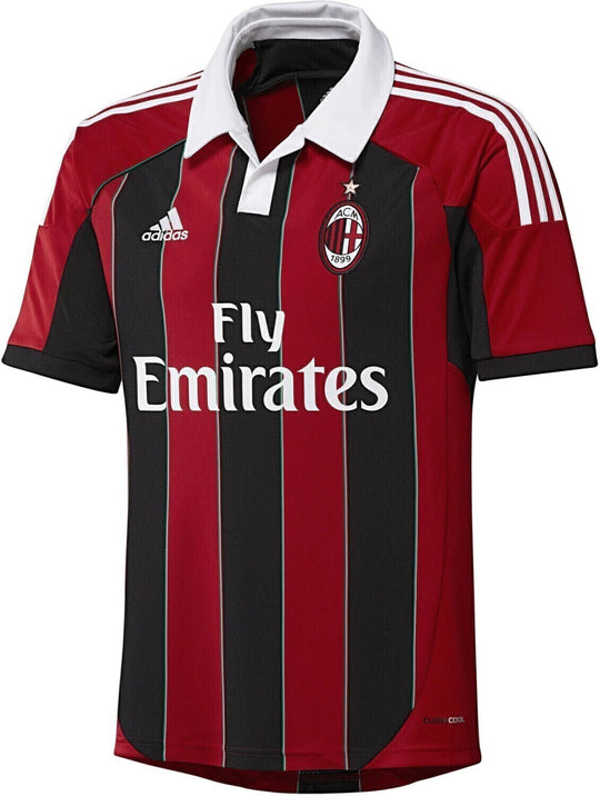 Camisa Retro AC Milan I 12/13 - Masculina – Vermelho