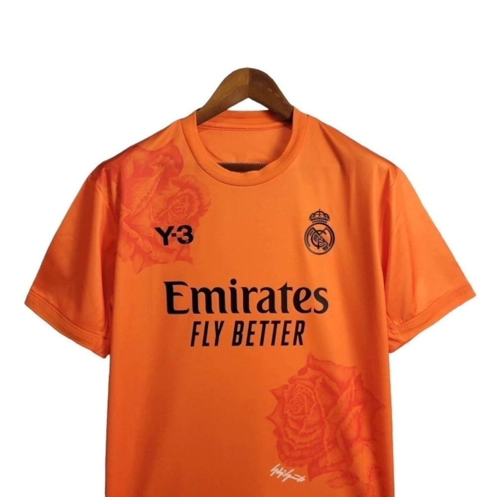 Camisa Real Madrid Edição especial 24/25 – Torcedor Y-3 Masculina – Laranja
