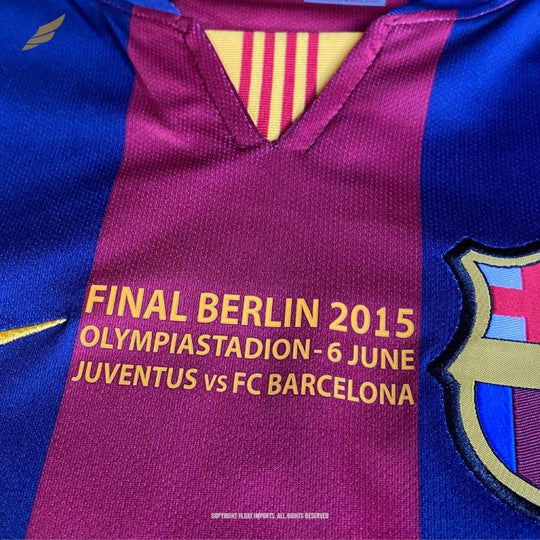 Camisa Barcelona – Retrô 2014/15 – MESSI #10 – Vermelha – Personalizada