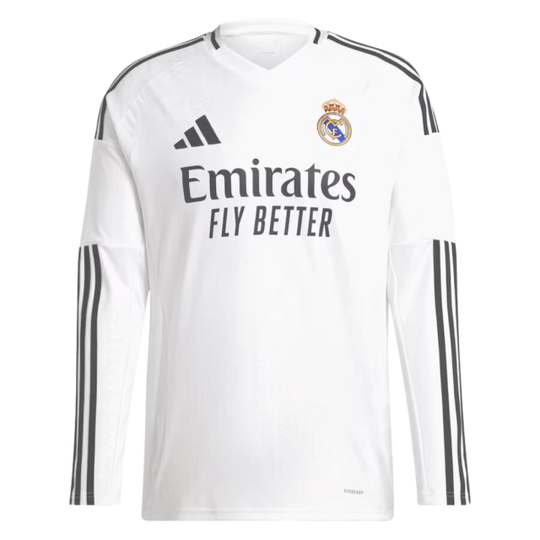 Real Madrid Home 24/25 – Manga Longa – Lançamento