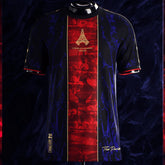 Camiseta The Parisians Edition Special Comma Football PSG Champion UCL Negra y Azul
