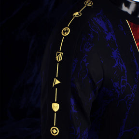 Camiseta The Parisians Edition Special Comma Football PSG Champion UCL Negra y Azul