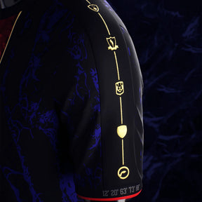 Camiseta The Parisians Edition Special Comma Football PSG Champion UCL Negra y Azul