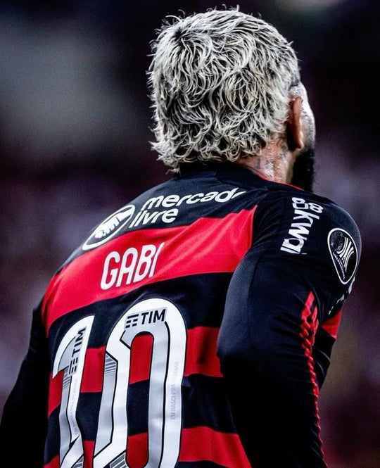 Camisa Flamengo Home 2024/25 – Jogador – Masculina – Com Patrocinadores – Gabi 10#