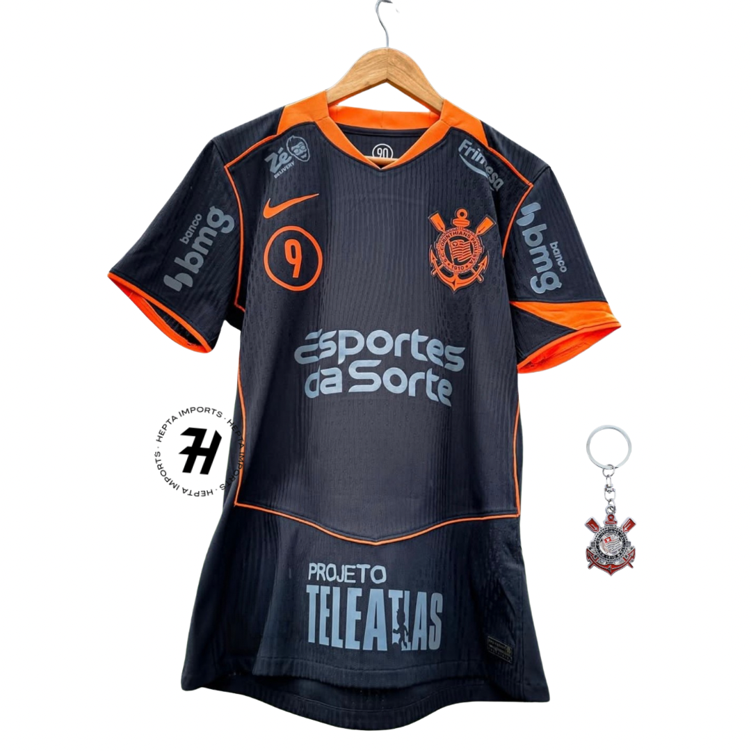 Camisa Corinthians III - total 90 - Com Patrocínios 25/26 – Versão Torcedor