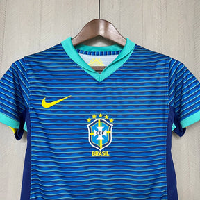 Camisa Feminina Brasil Nike 24/25 – Azul Baby Look