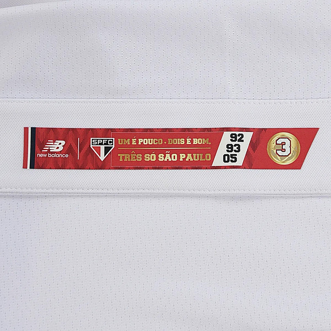 Camisa São Paulo Titular 25/26 – Torcedor Masculino – Branca – Lançamento