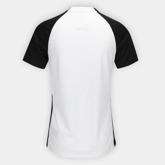 Camisa Corinthians Home 25/26 Nike Torcedor Feminina - Branco e Preto