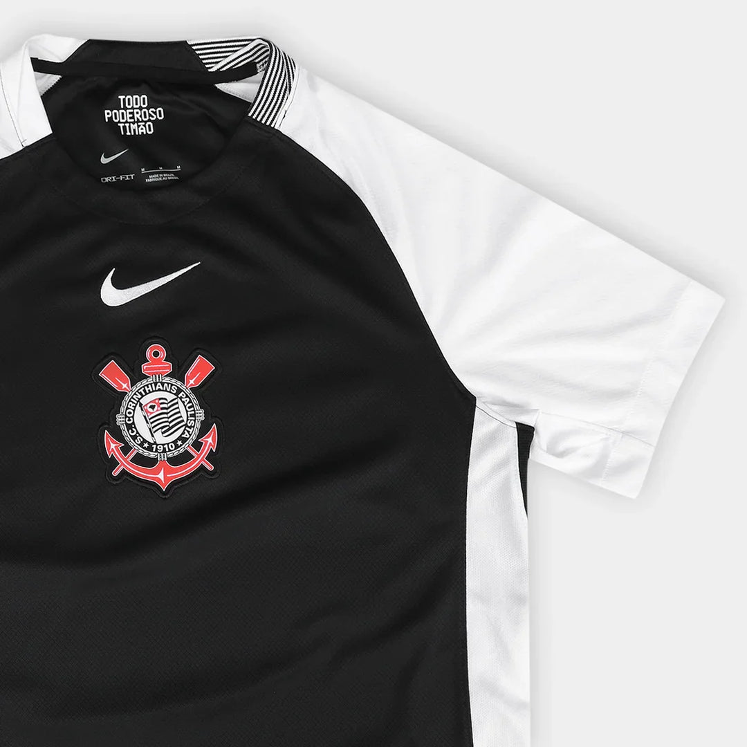 Camisa Corinthians Home 25/26 Nike Torcedor Masculino - Branco