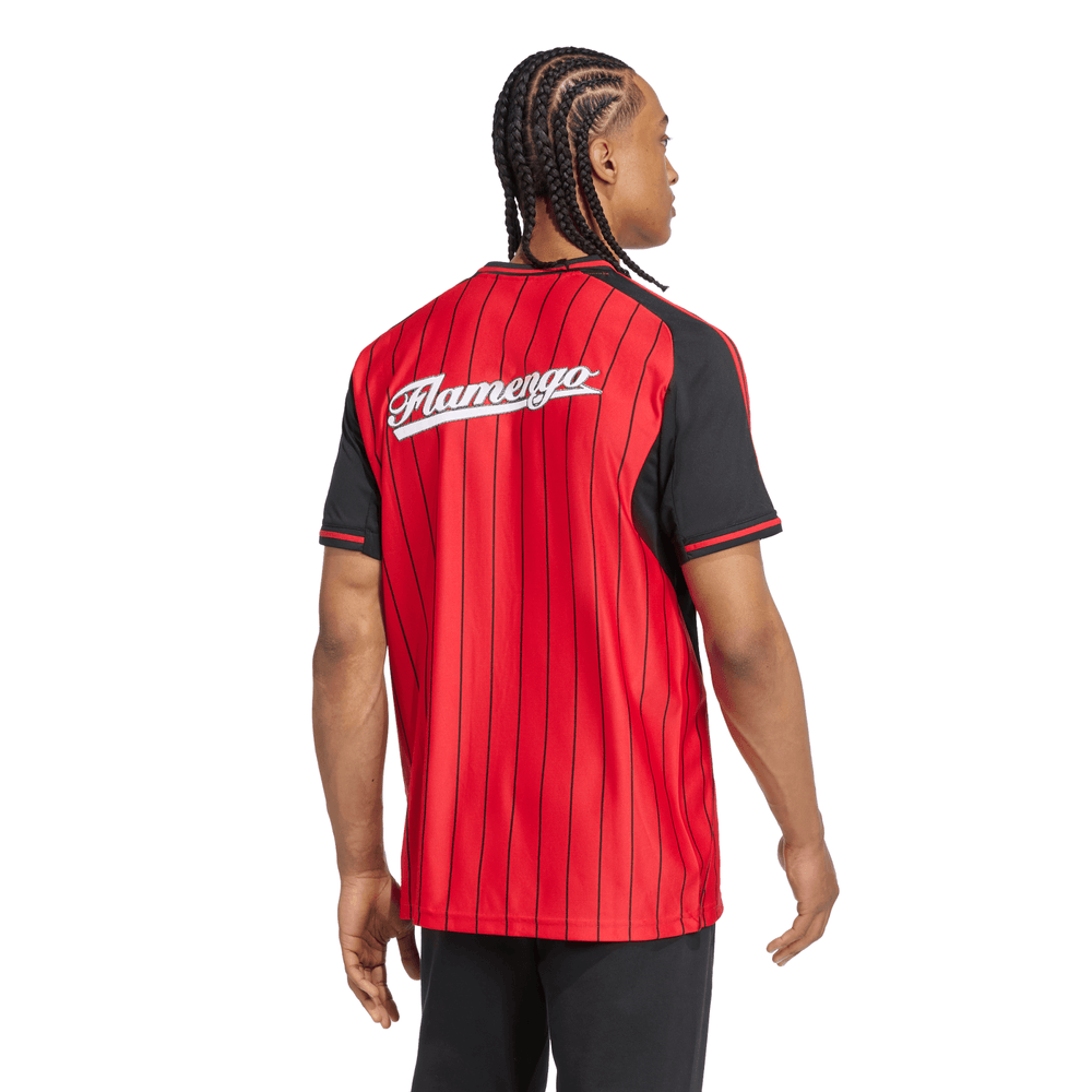 Camisa Flamengo US 25/26 Masculino Adidas Torcedor - Vermelha e Preta