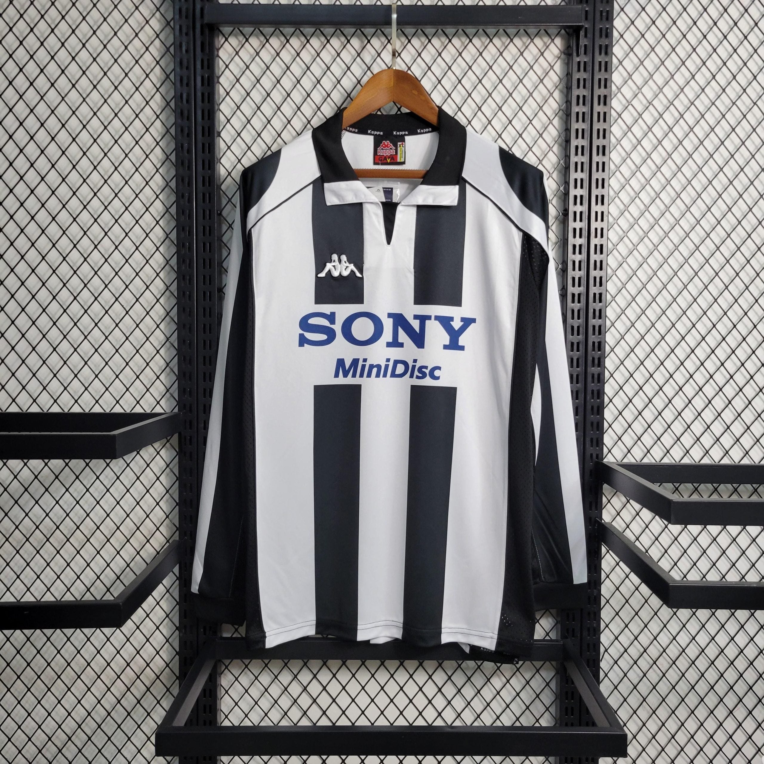 Camisa Juventus Home (1) 1997/98 - Retrô Manga Longa Masculina