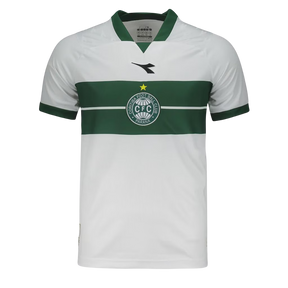 Camisa Coritiba Home 25/26 Diadora Torcedor Masculina - Branca e Verde