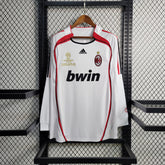 Camisa Milan Away (2) 2006/07 - Retrô Manga Longa Masculina