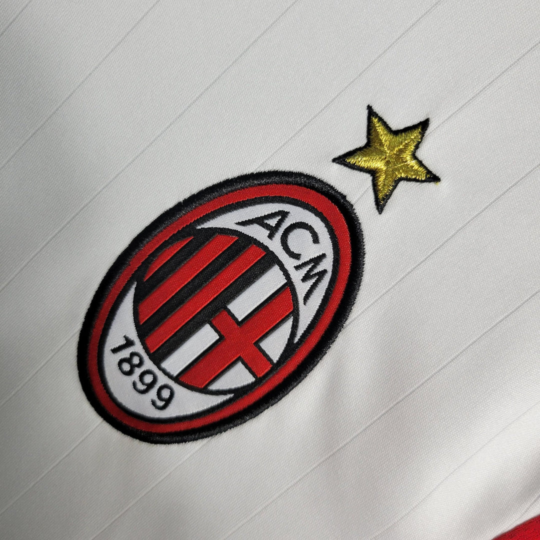 Camisa Milan Away (2) 2006/07 - Retrô Manga Longa Masculina