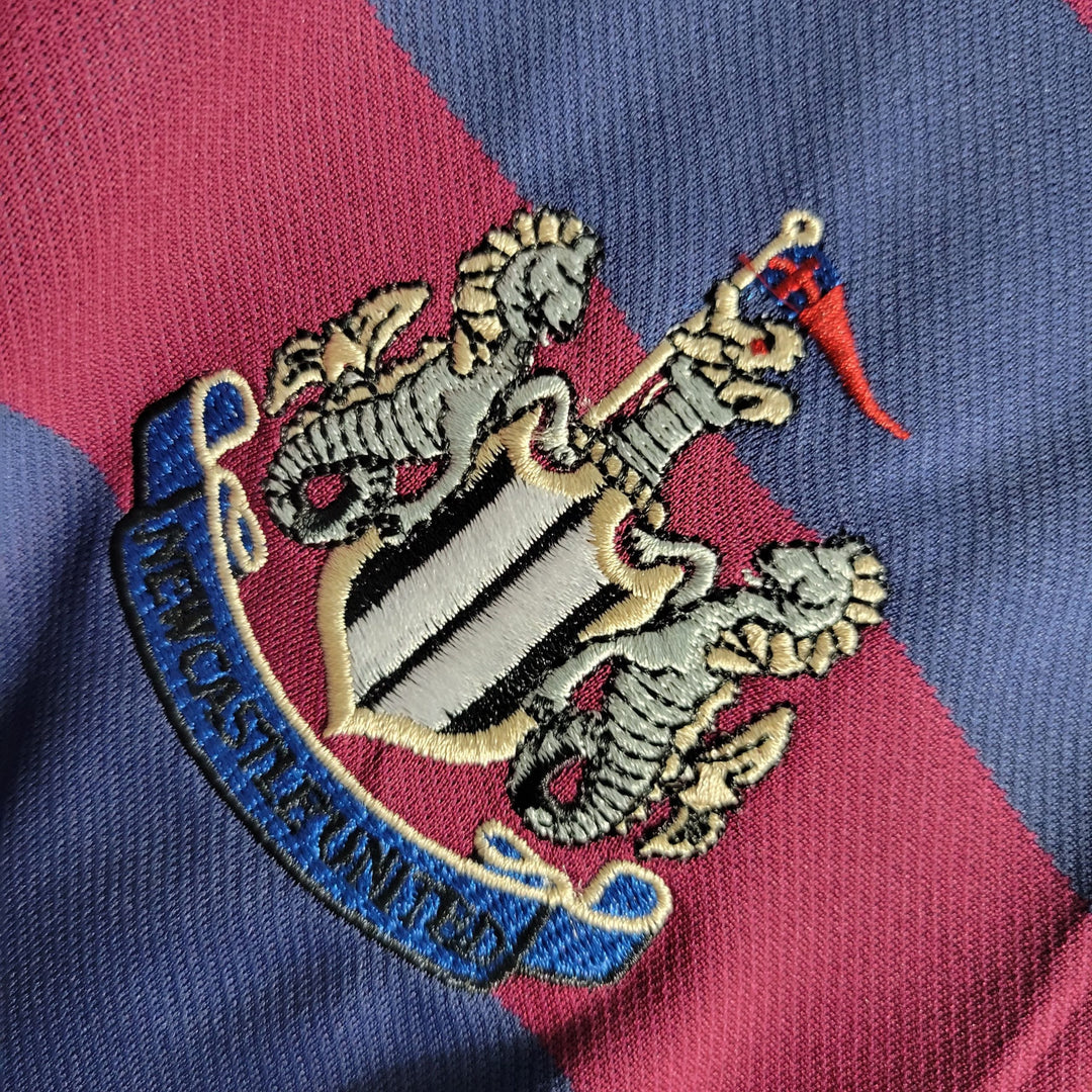 Camisa Newcastle Away (2) 1995/96 Adidas Retrô Manga Longa Masculina