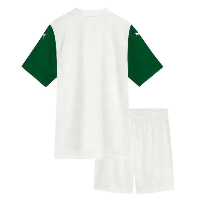 Conjunto Infantil Palmeiras 25/26 Away Puma Torcedor - Branca