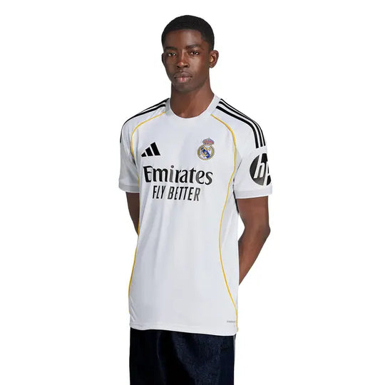 Camisa Real Madrid Home 2025/26 – Masculino Torcedor – Lançamento