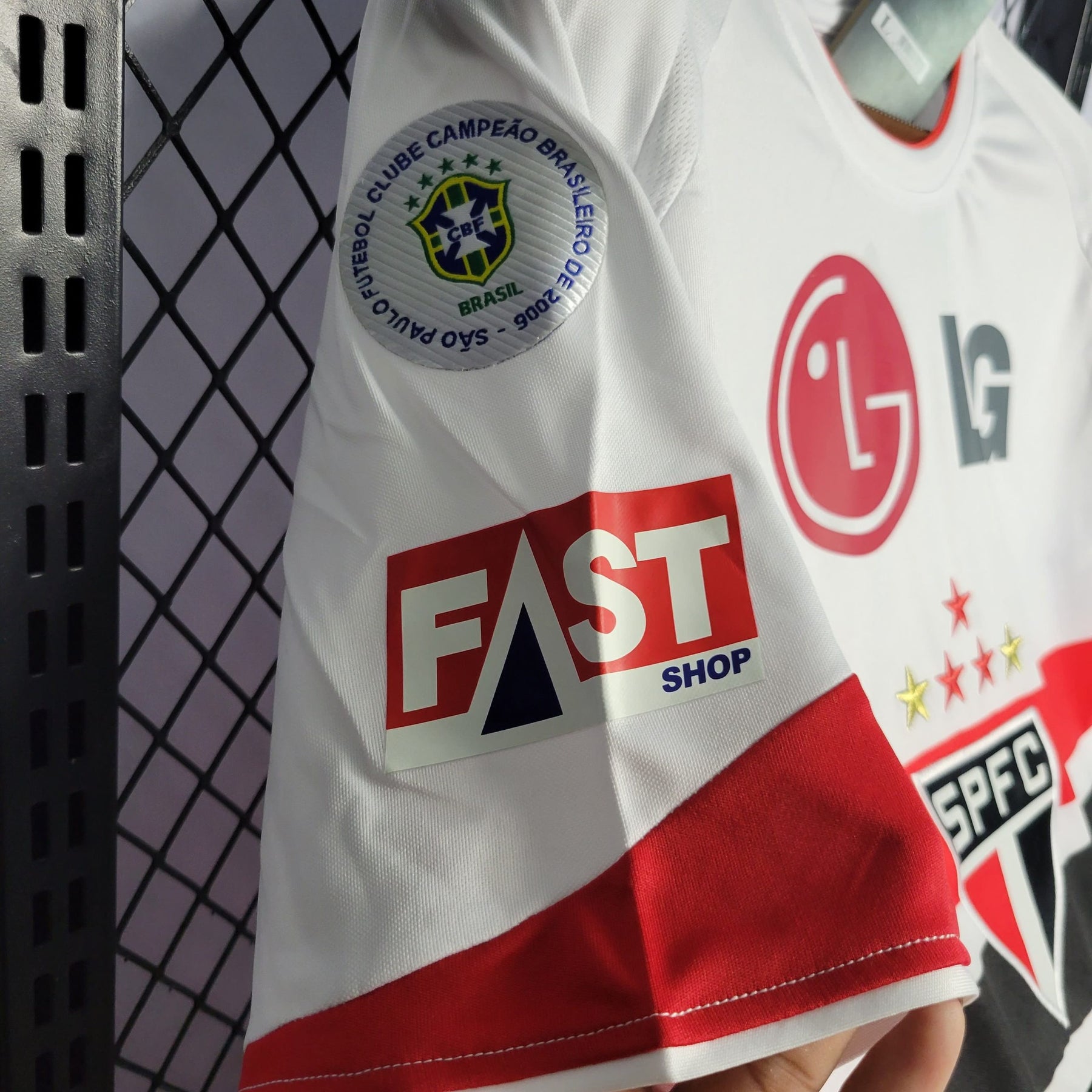 Camisa São Paulo Home (1) 2005/06 - Retrô Masculina