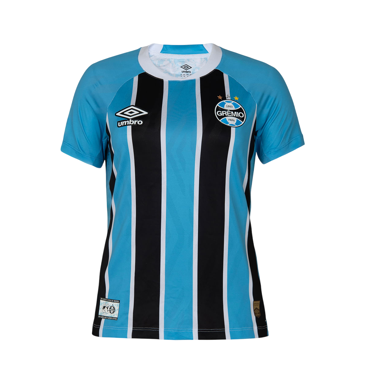 Camisa Grêmio Home 25/26 Umbro Torcedor Feminina - Tricolor